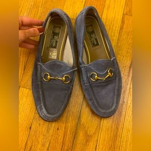 Gucci blue suede loafers. Good shape, just too big on me. Clearing out closet